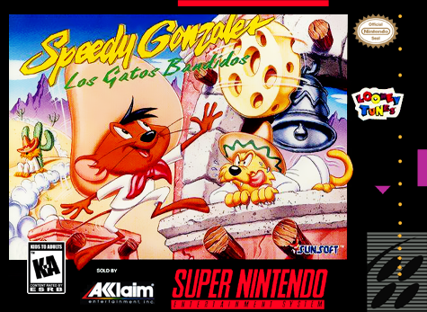 SPEEDY GONZALES: LOS GATOS BANDIDOS - SNES (W/BOX & MANUAL)