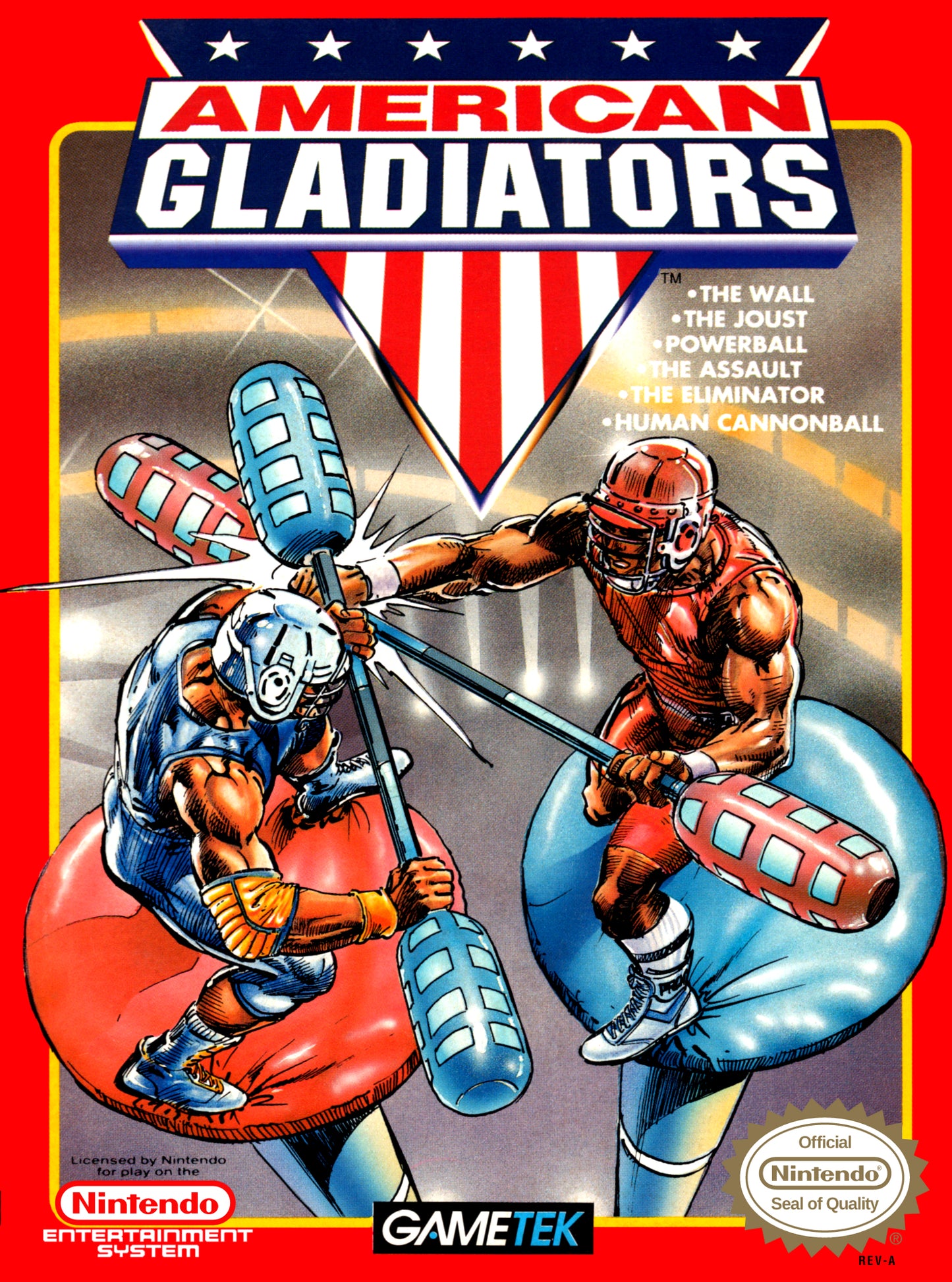 AMERICAN GLADIATORS - NES