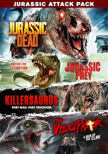 JURASSIC ATTACK PACK - DVD- 4 FILM COLLECTION