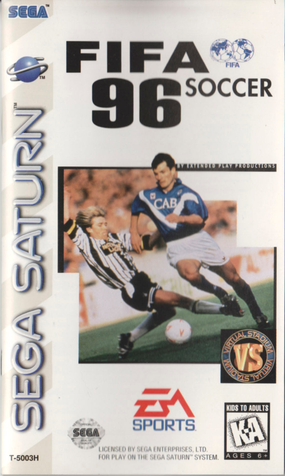 FIFA SOCCER 96 - SATURN