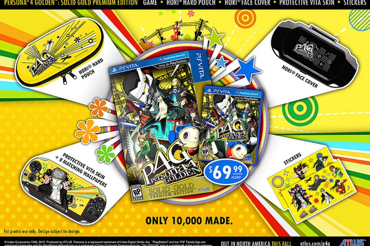 PERSONA 4: GOLDEN (SOLID GOLD PREMIUM ED - PSV