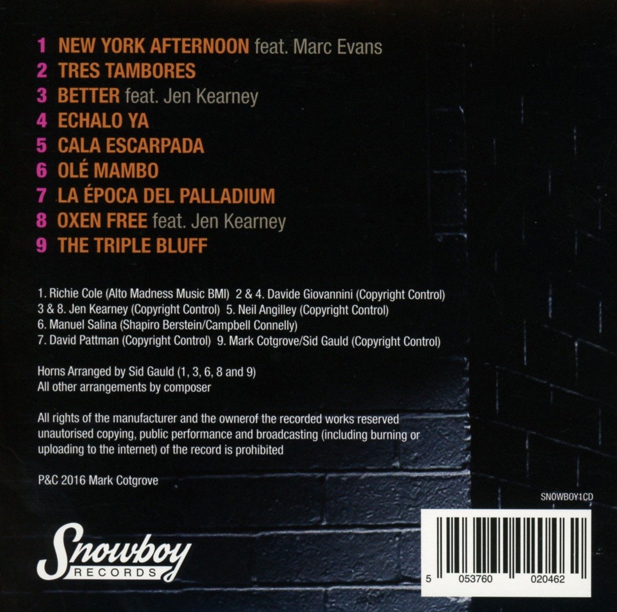 SNOWBOY & THE LATIN SECTION - NEW YORK AFTERNOON