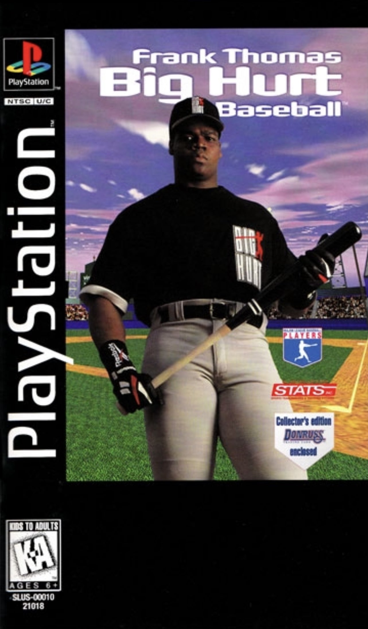FRANK THOMAS BIG HURT BASEBALL - PS1