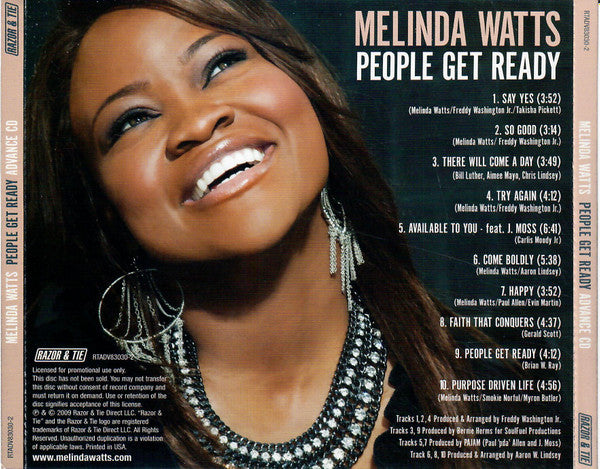 WATTS, MELINDA - PEOPLE GET READY