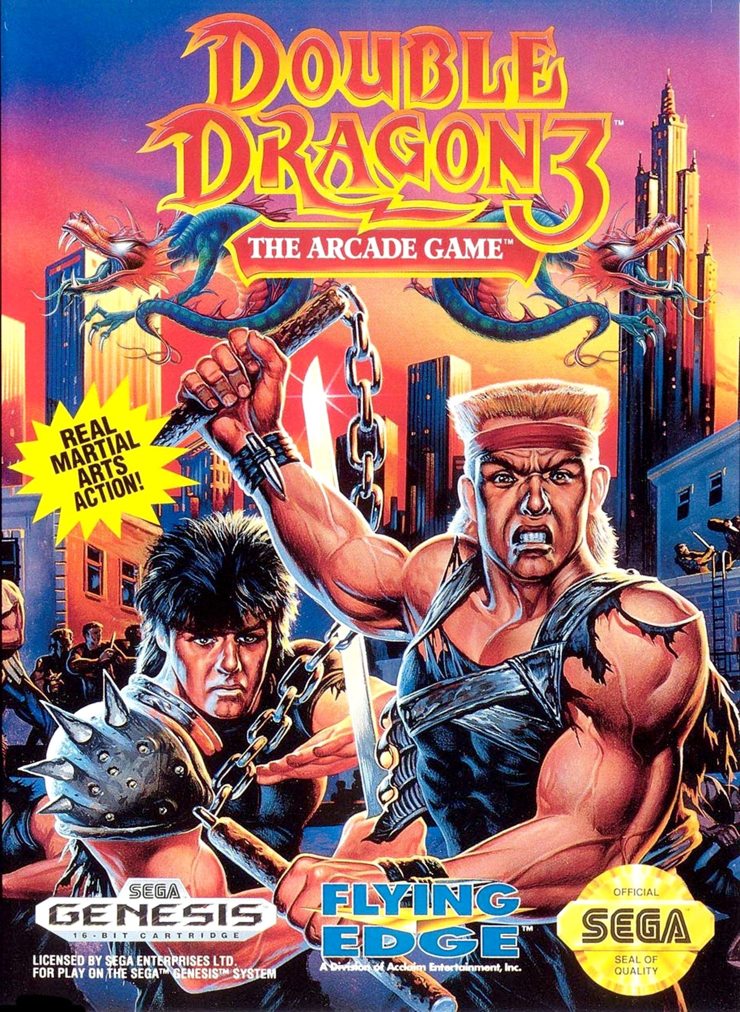 DOUBLE DRAGON III: THE ARCADE GAME - GENESIS