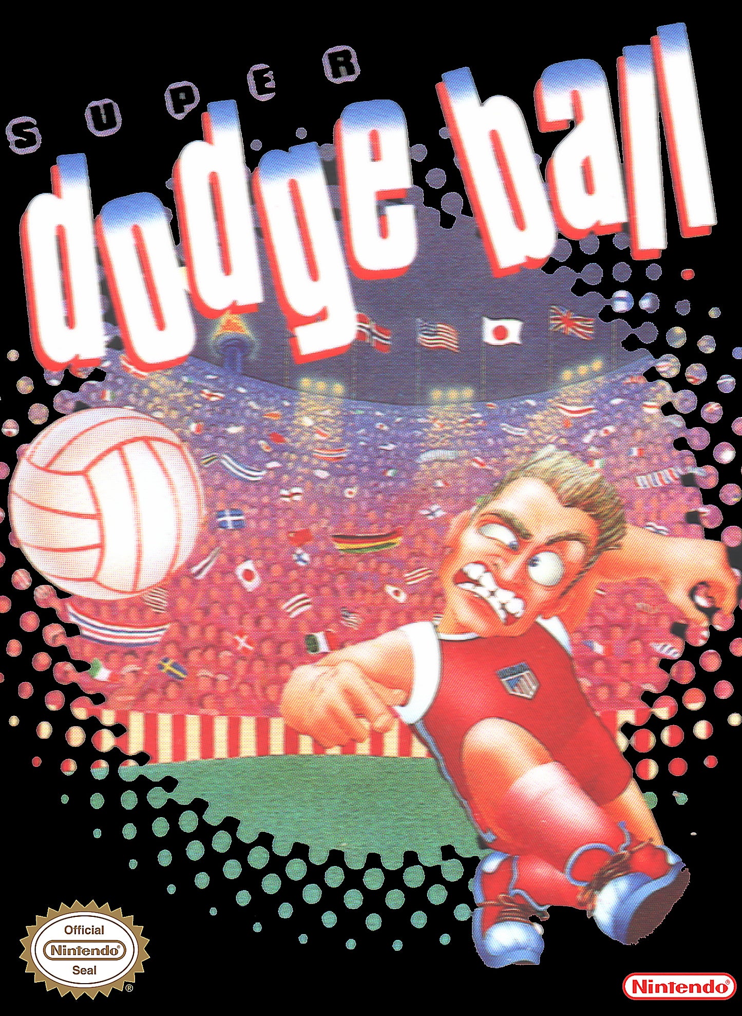 SUPER DODGE BALL - NES (W/BOX)