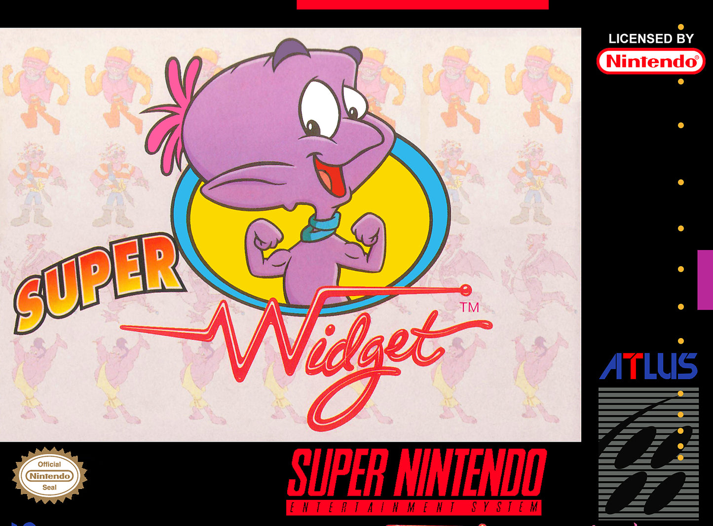 SUPER WIDGET - SNES (W/BOX & MANUAL)