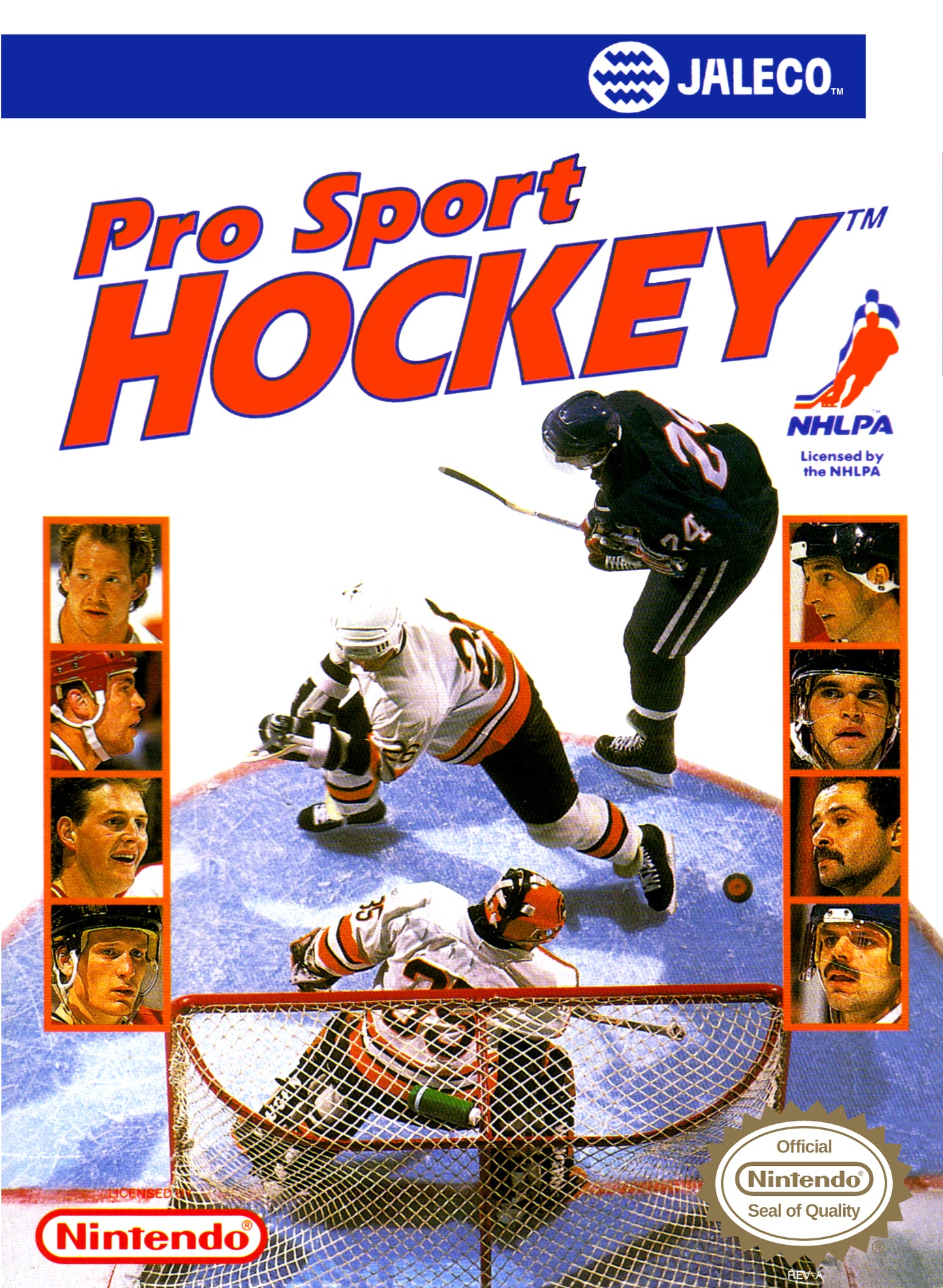 PRO SPORT HOCKEY - SNES (W/BOX & MANUAL)