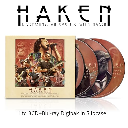 HAKEN - LIVEFORMS: AN EVENING WITH HAKEN (LTD. 3CD+BLU-RAY DIGIPAK) (CD)