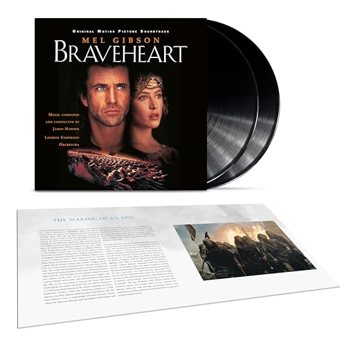 JAMES HORNER, LONDON SYMPHONY ORCHESTRA - BRAVEHEART (ORIGINAL MOTION PICTURE SOUNDTRACK / 2 LP / 16PG BOOKLET)