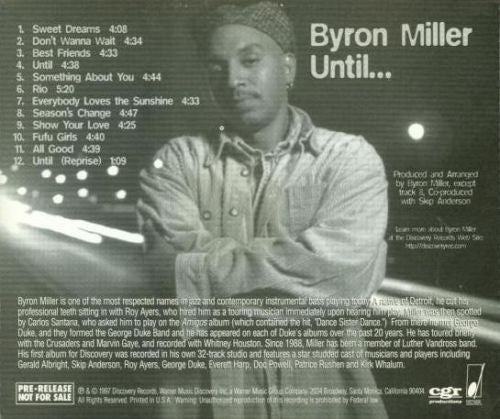 MILLER, BYRON - UNTIL...