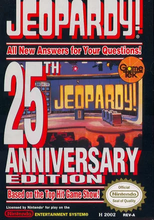 JEOPARDY 25TH ANNIVERSARY - NES (W/BOX & MANUAL)