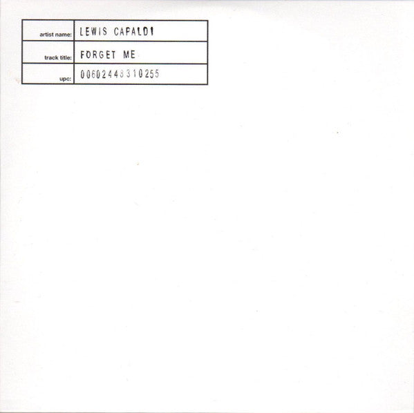 CAPALDI, LEWIS - FORGET ME