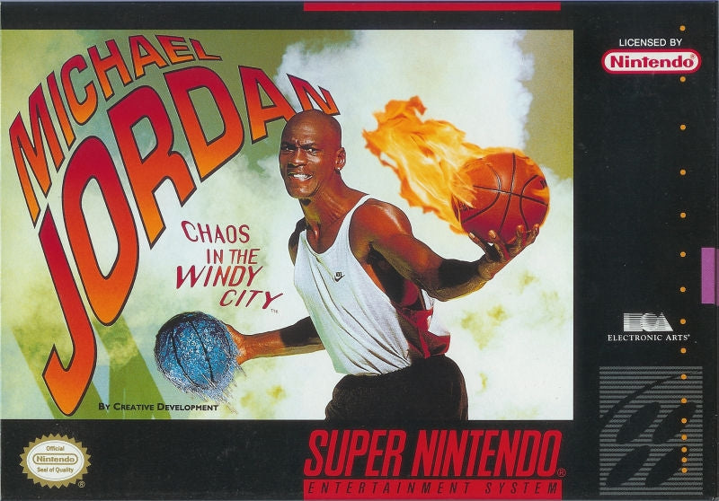 MICHAEL JORDAN: CHAOS IN THE WINDY CITY - SNES (W/BOX)