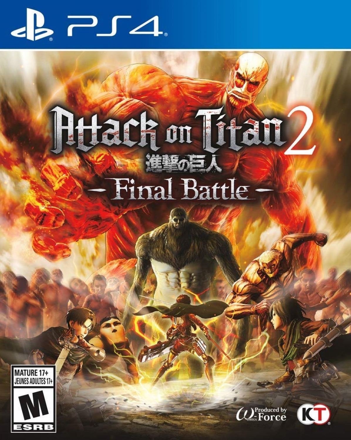 ATTACK ON TITAN 2: THE FINAL BATTLE - PS4