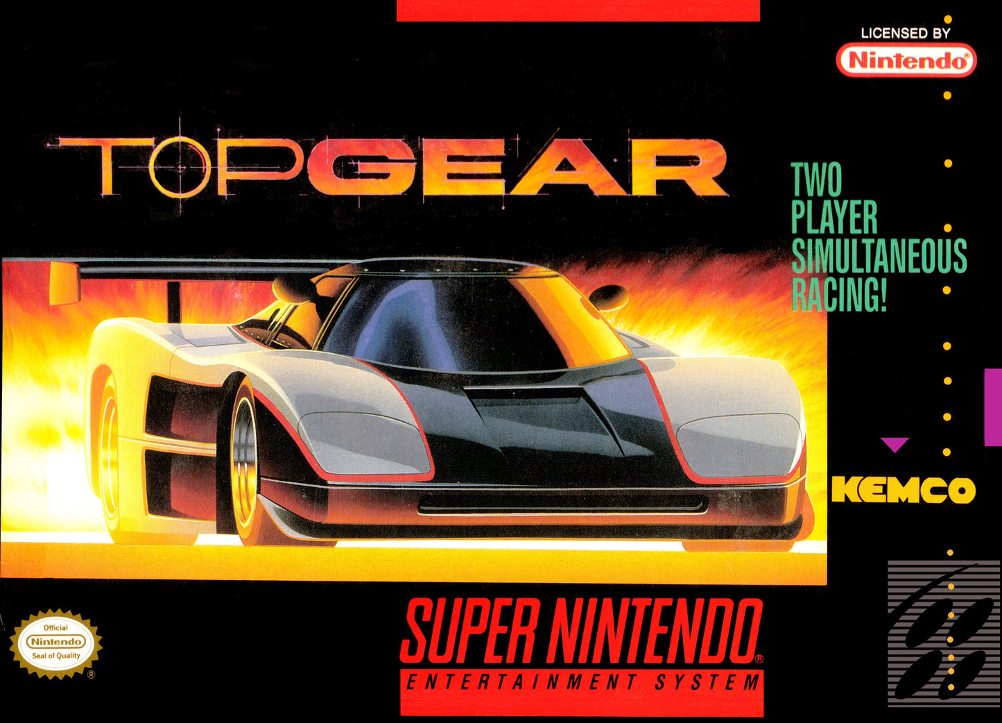 TOP GEAR 3000 - SNES (W/BOX & MANUAL)