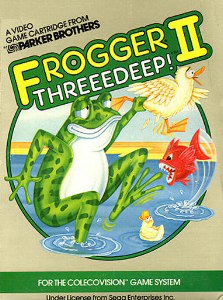 FROGGER II: THREEEDEEP - COLECO