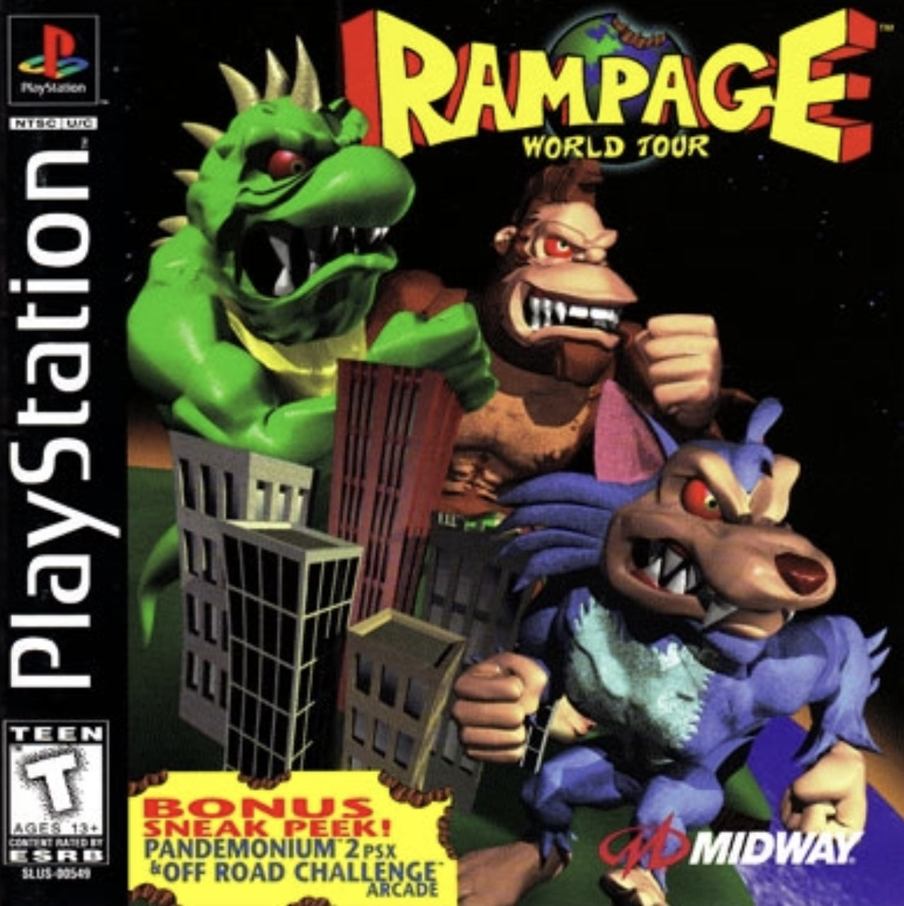 RAMPAGE: WORLD TOUR - PS1