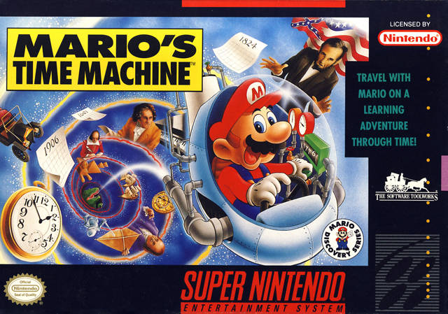 MARIO'S TIME MACHINE - SNES