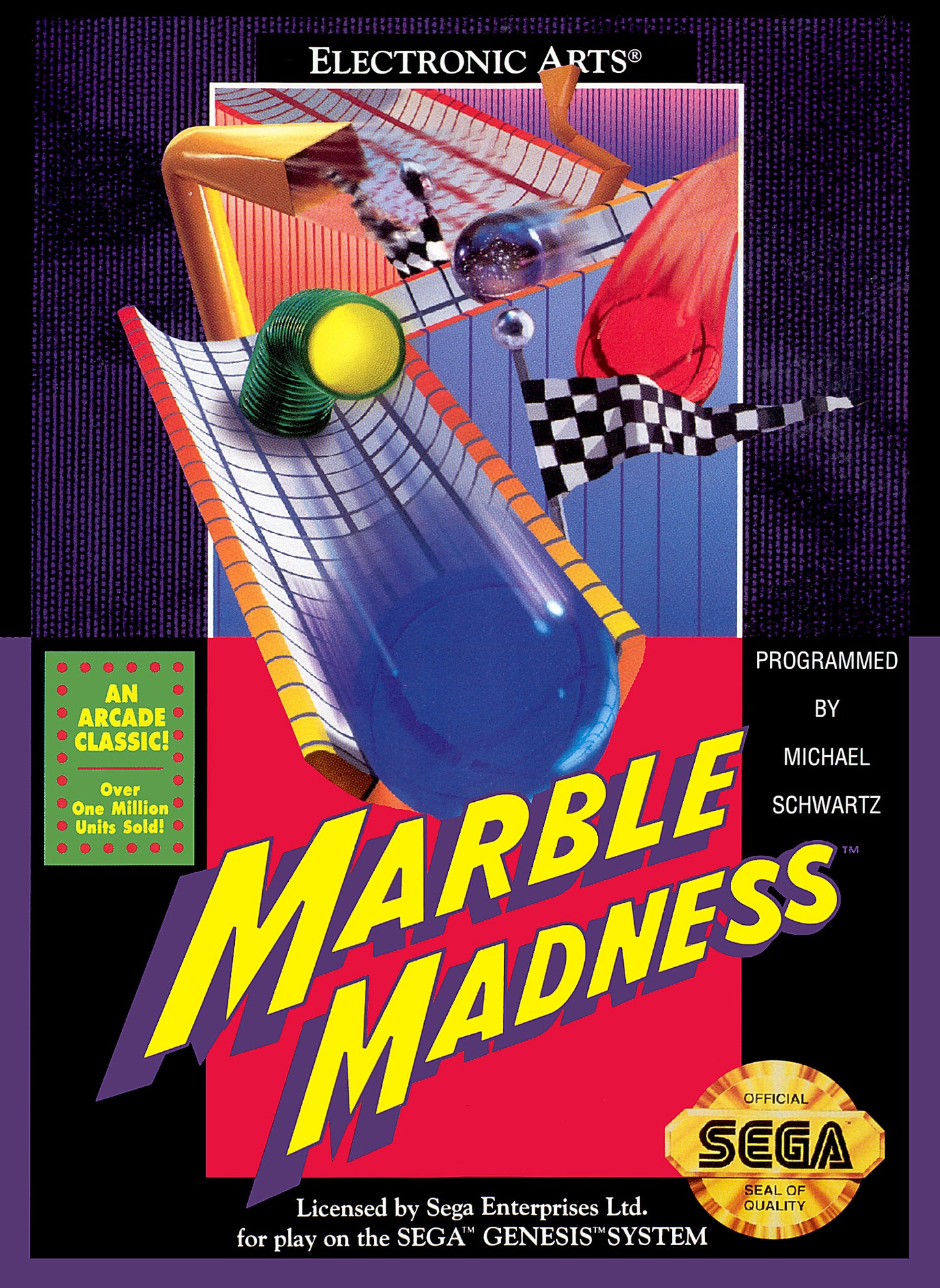 MARBLE MADNESS - GENESIS