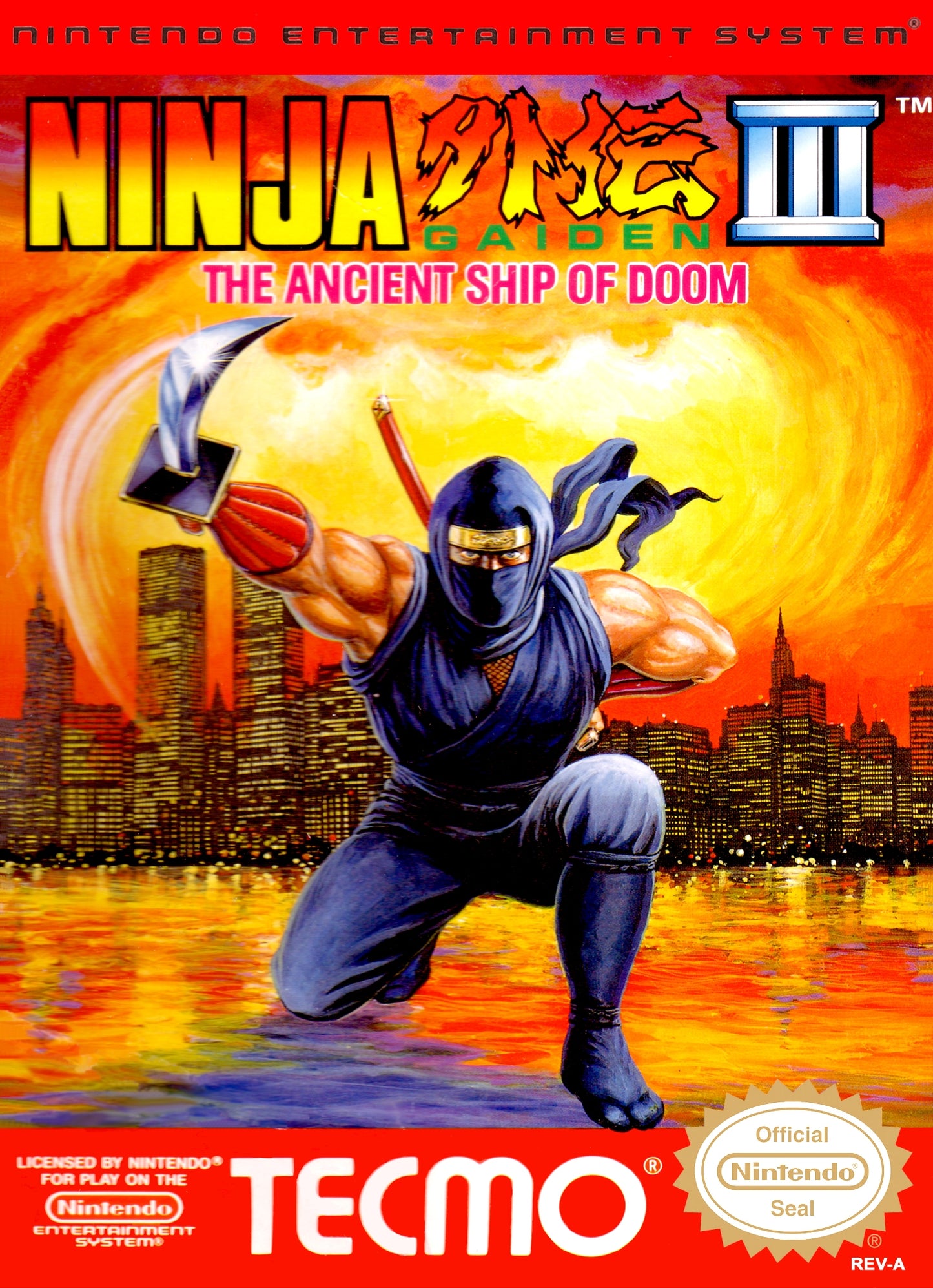 NINJA GAIDEN III: ANCIENT SHIP OF DOOM - NES
