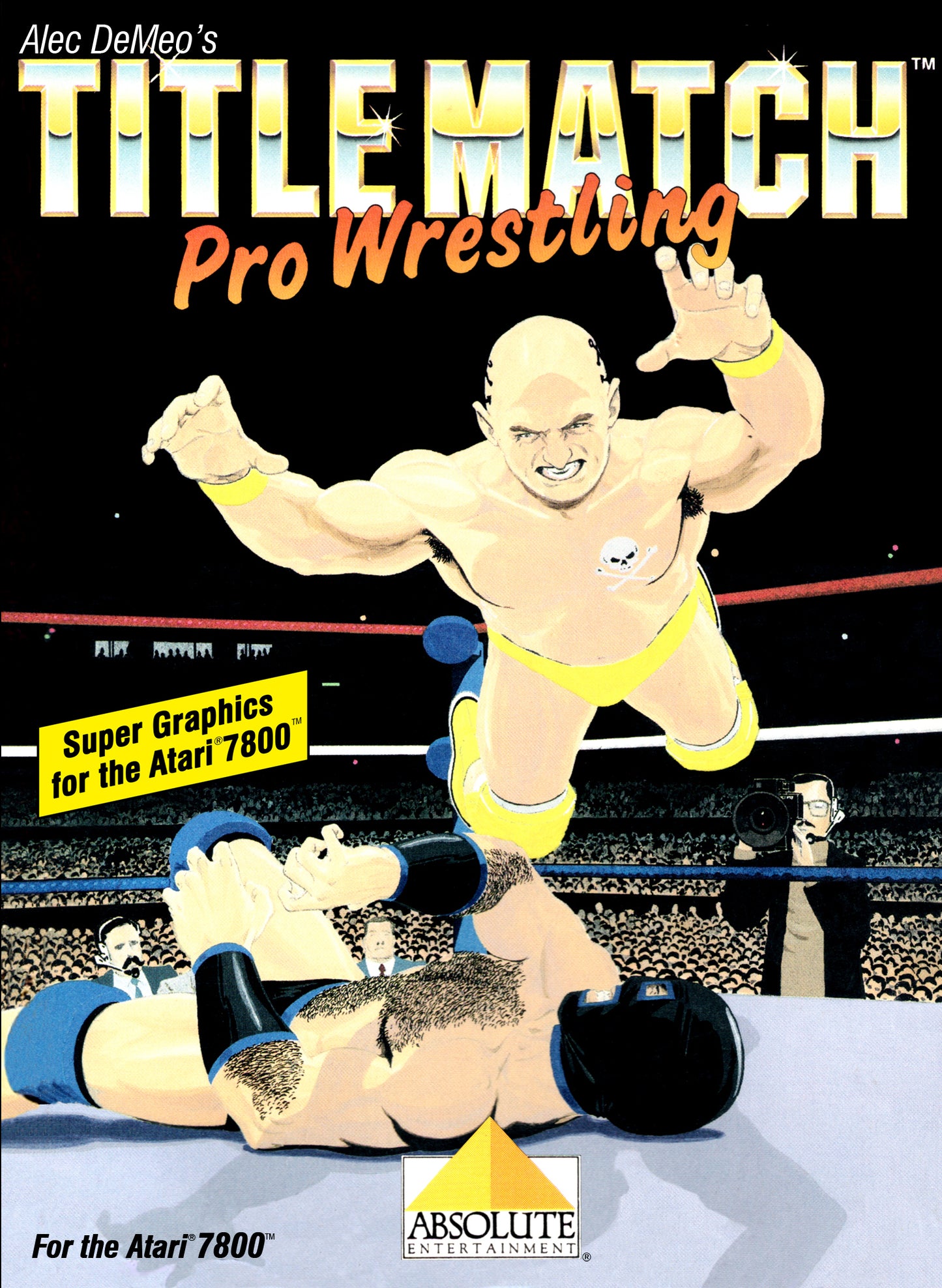 TITLE MATCH PRO WRESTLING - ATARI7800