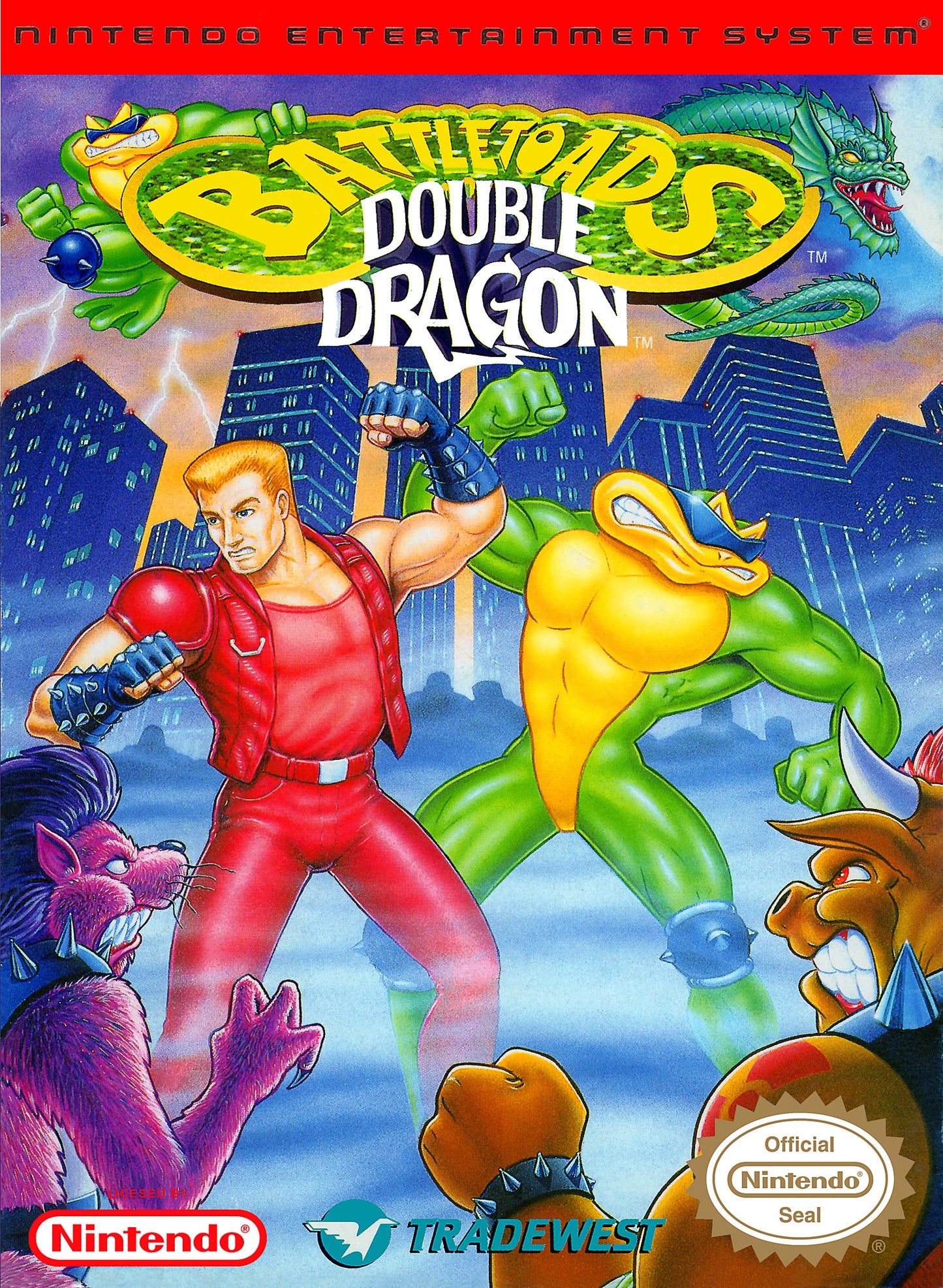 BATTLETOADS & DOUBLE DRAGON: ULTIMATE TE - NES