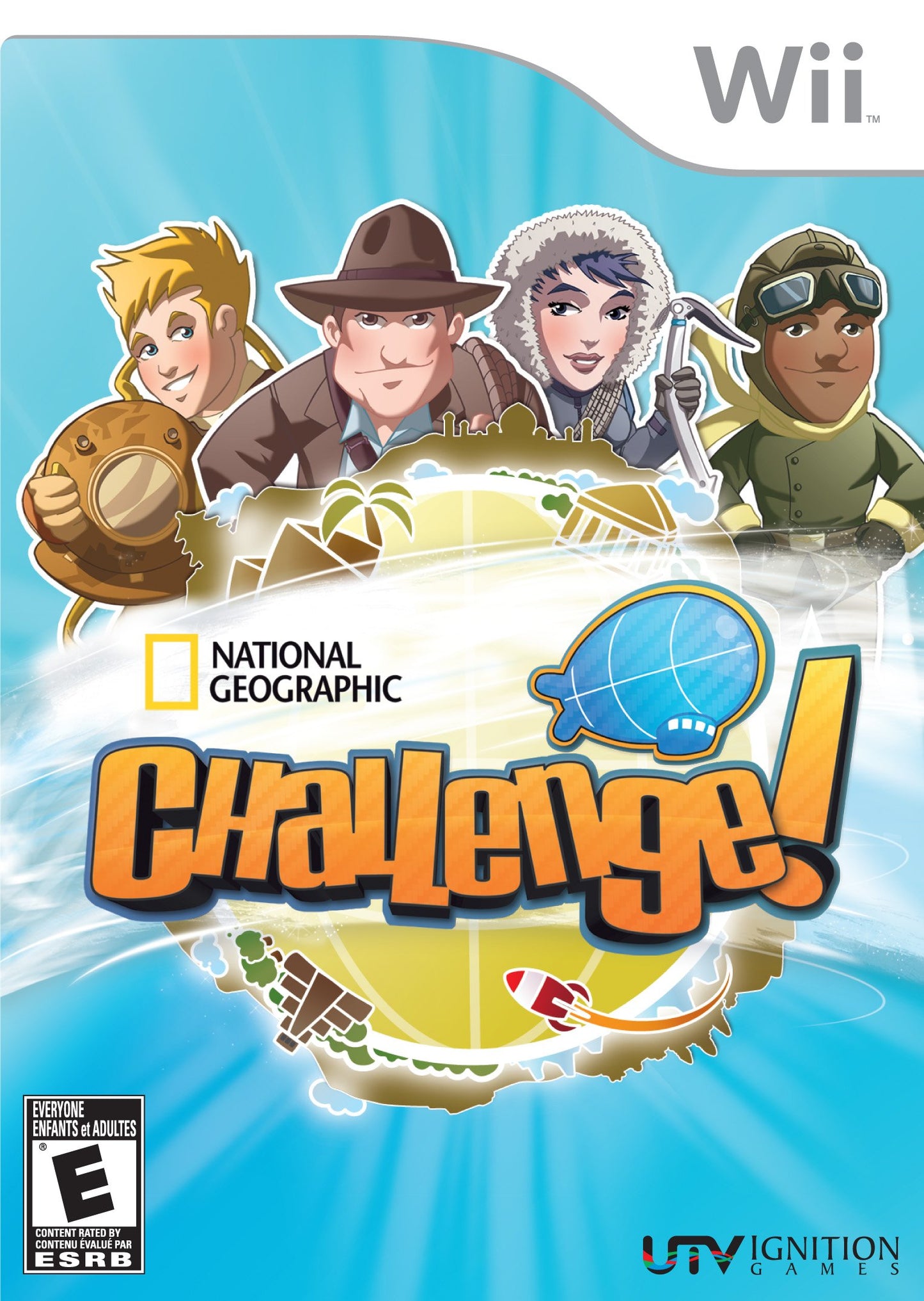 NATIONAL GEOGRAPHIC CHALLENGE! - WII