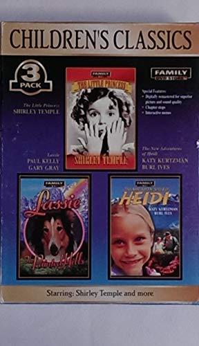 CHILDREN'S CLASSICS - DVD- 3 PACK-LITTLE PRINCESS/LASSIE/HEIDI