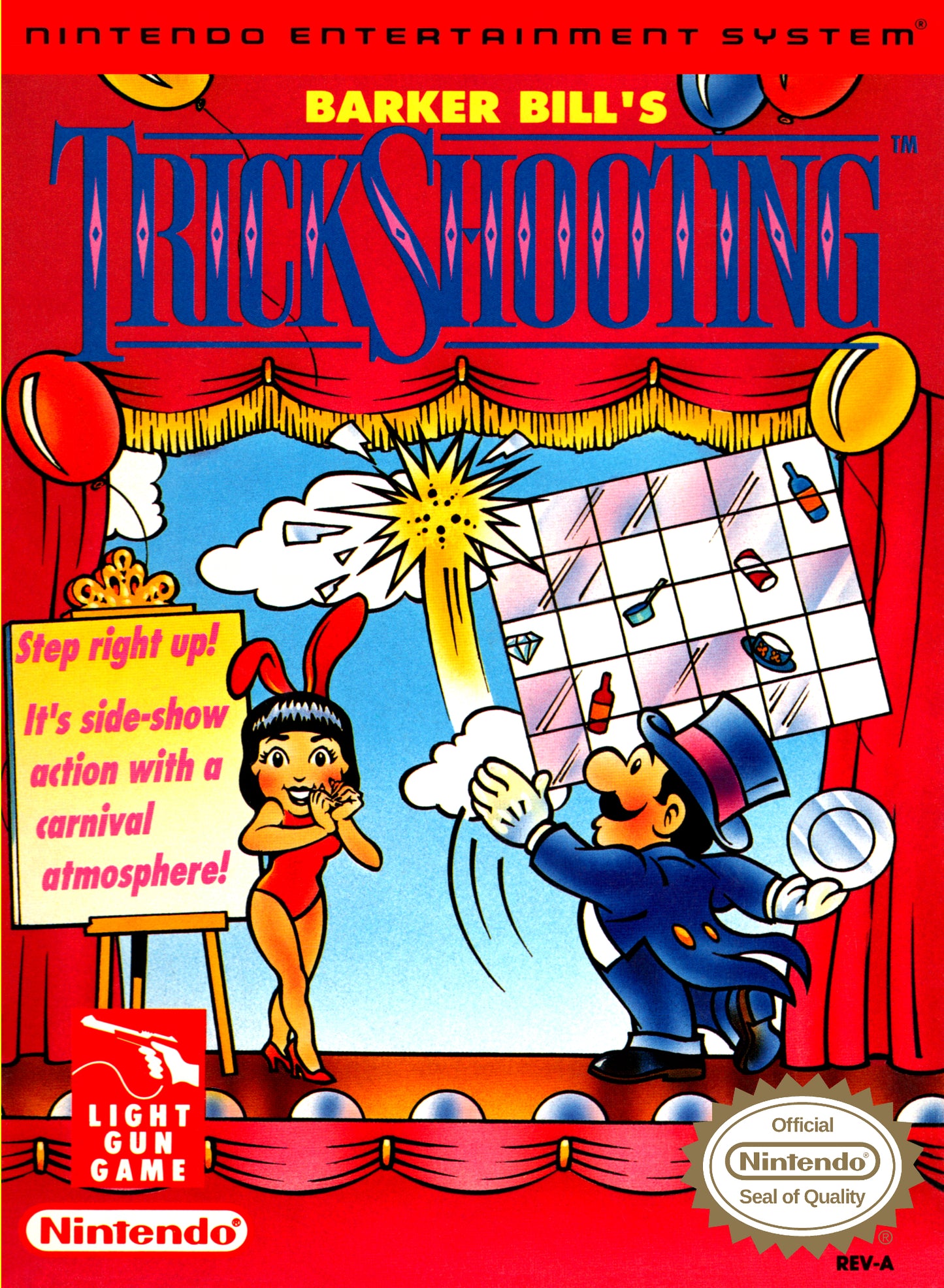 BARKER BILL'S TRICK SHOOTING - NES