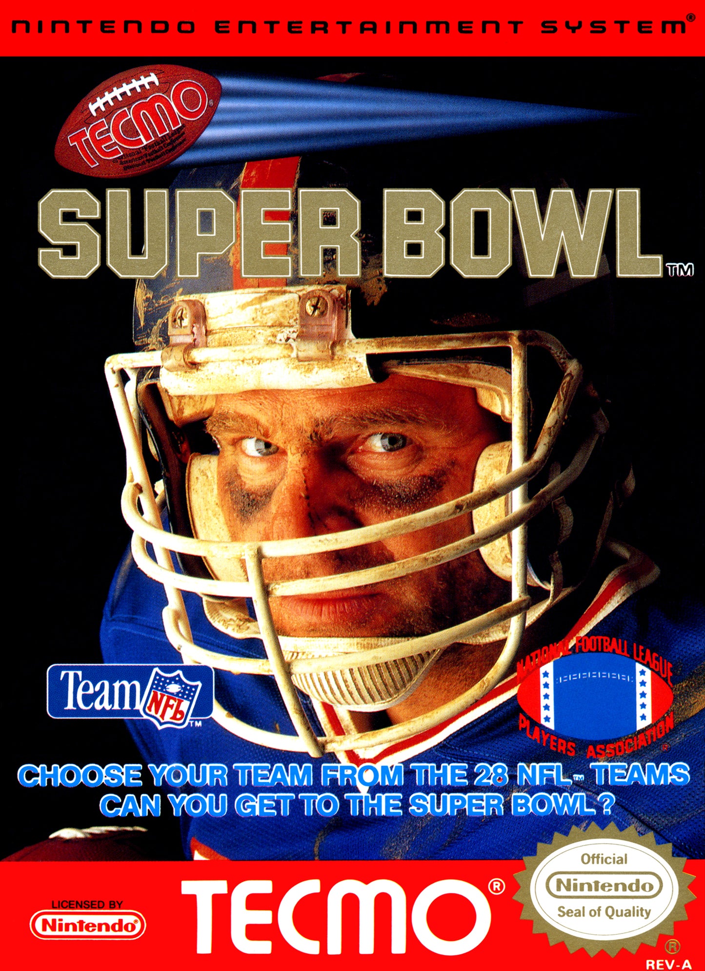 TECMO SUPER BOWL - SNES (W/BOX & MANUAL)