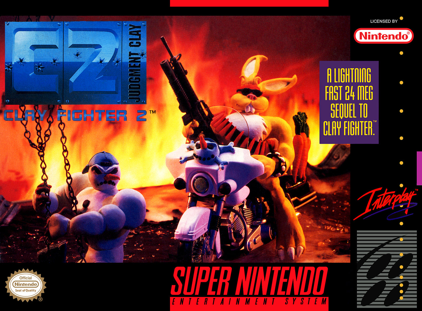 CLAYFIGHTER 2: JUDGMENT CLAY - SNES