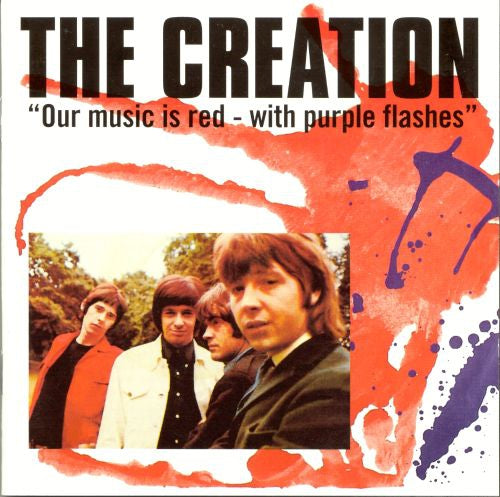 CREATION - OUR MUSIC IS RED-WITH PURPLE FLASHES