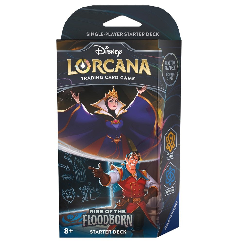 LORCANA: RISE OF THE FLOODBORN: AMBER & SAPPHIRE - TCG-STARTER DECK