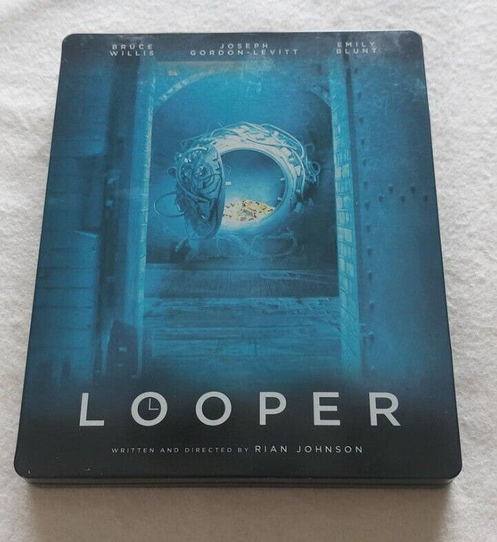 LOOPER (MOVIE) - BLU-STEELBOOK (BLUE DOOR COVER)