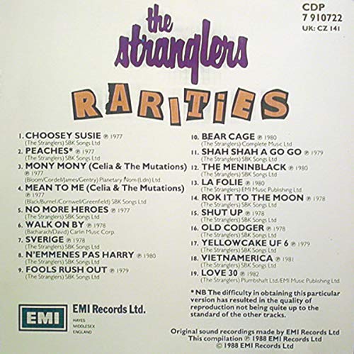 STRANGLERS - STRANGLERS RARITIES