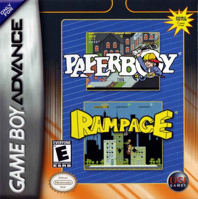 PAPERBOY/RAMPAGE - GBA