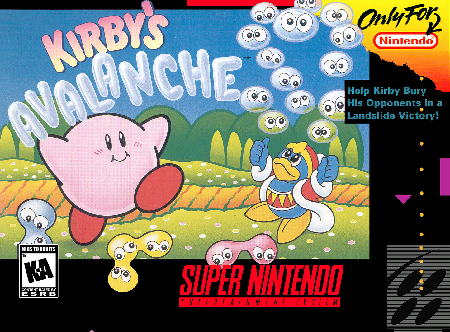 KIRBY'S AVALANCHE - SNES (W/BOX)