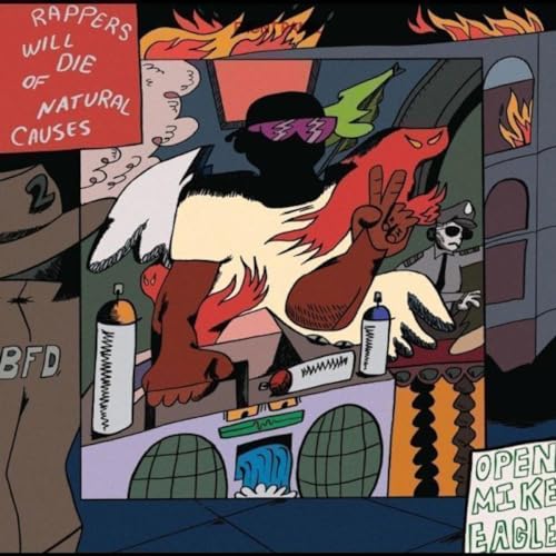 OPEN MIKE EAGLE - RAPPERS WILL DIE OF NATURAL CAUSES (SILVER VINYL)