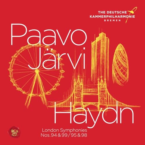 PAAVO JARVI & DEUTSCHE KAMMERPHILHARMONIE BREMEN - HAYDN: LONDON SYMPHONIES VOL.2 SYMPHONIES NO. 94 "SURPRISE", NO. 95, NO. 98 & (CD)