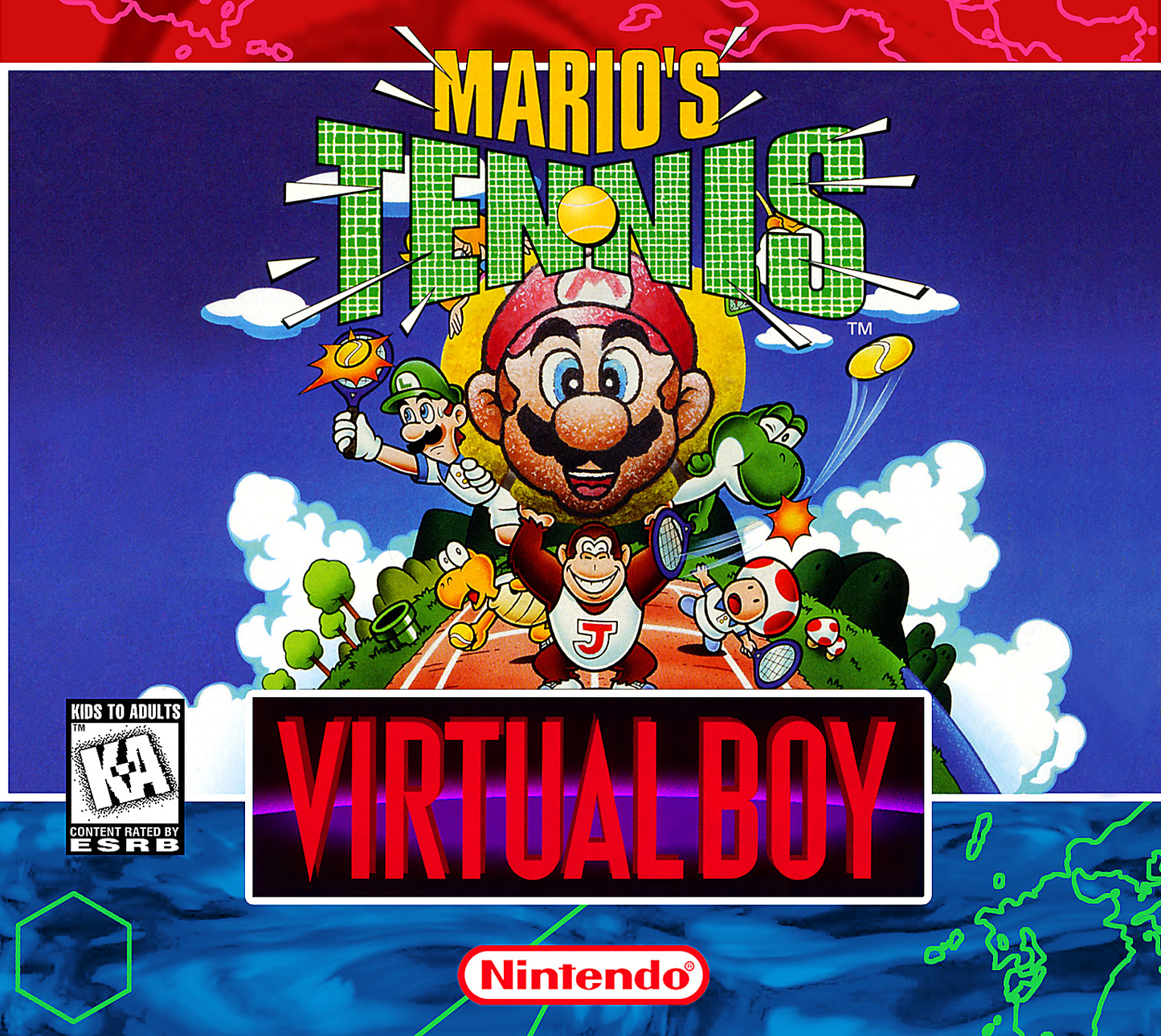 MARIO'S TENNIS - VIRTUALBOY