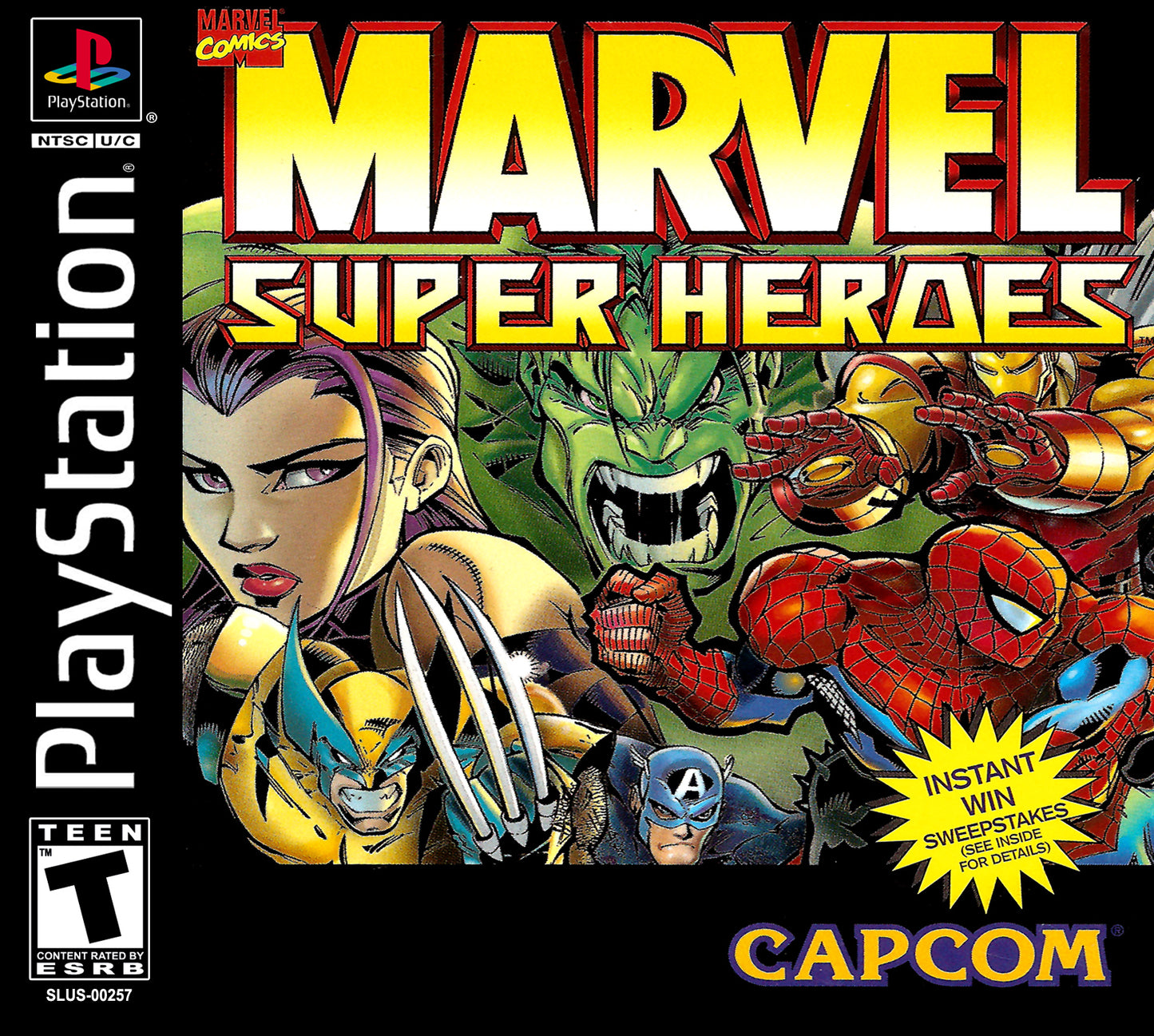 MARVEL SUPER HEROES - PS1