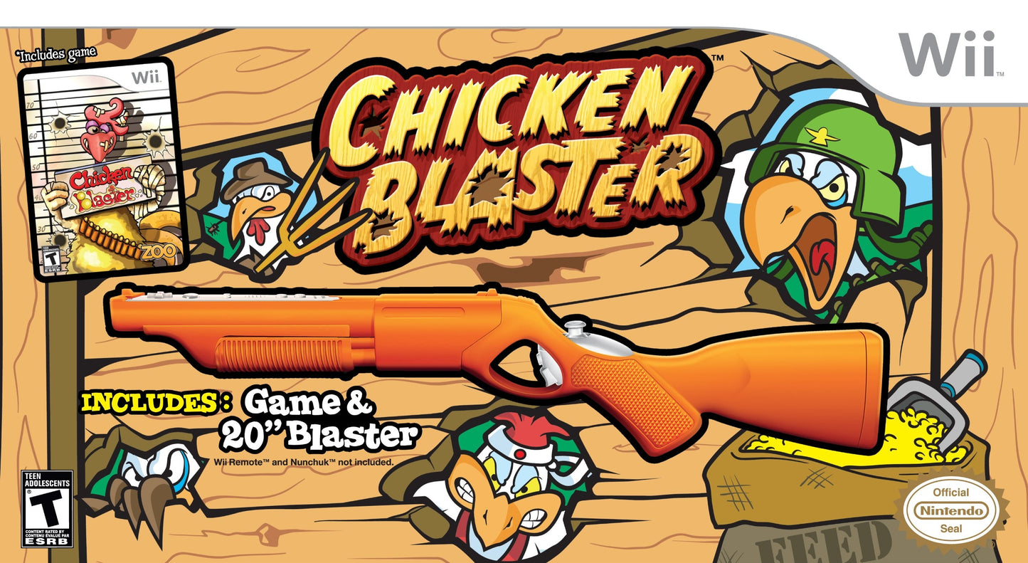 CHICKEN BLAST (W/GUN) - WII