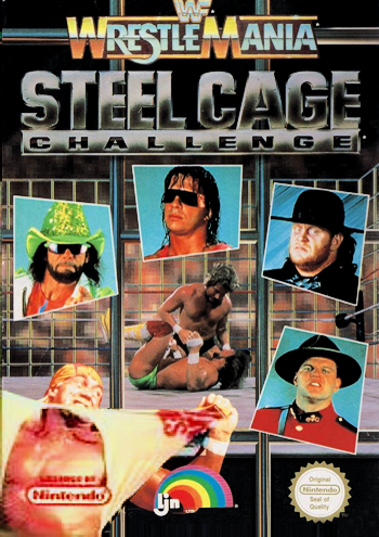 WWF WRESTLEMANIA STEEL CAGE CHALLENGE - NES