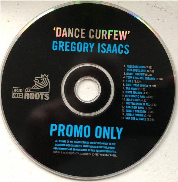 ISAACS, GREGORY - DANCE CURFEW