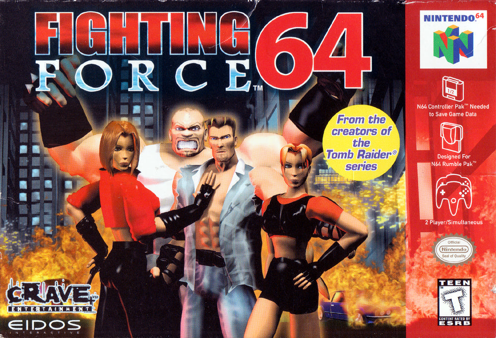 FIGHTING FORCE 64 - N64 (W/BOX & MANUAL)