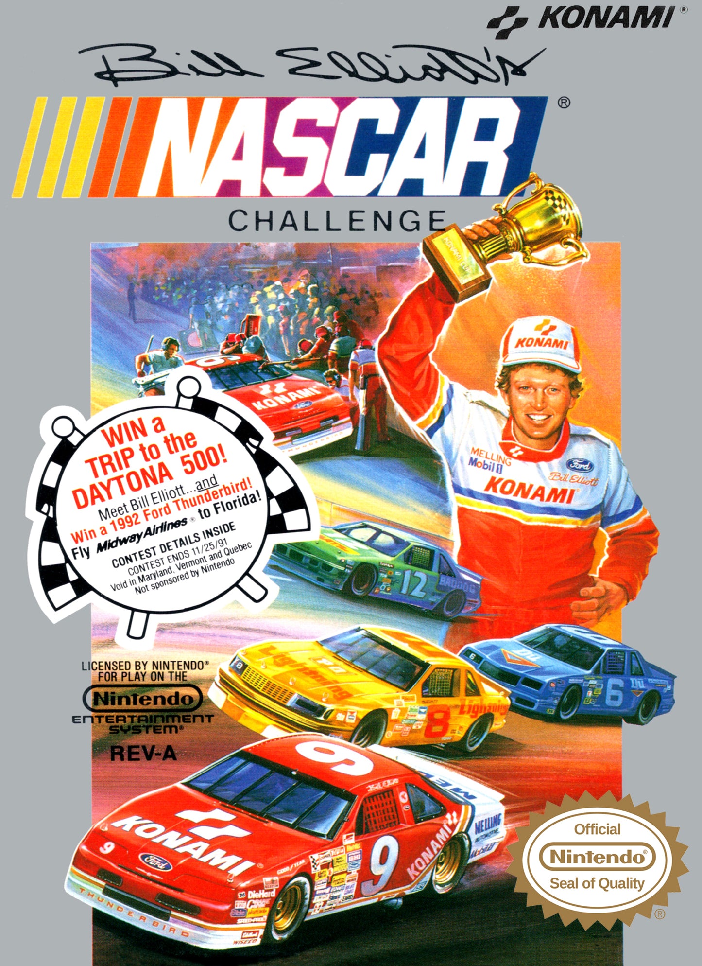 BILL ELLIOTT'S NASCAR CHALLENGE - NES