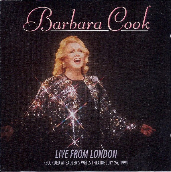COOK, BARBARA - LIVE FROM LONDON