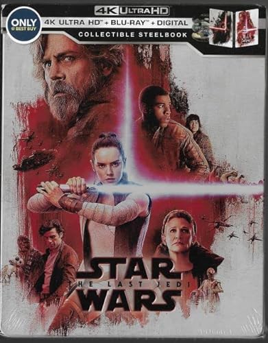 STAR WARS: LAST JEDI - BLU-4K-EPISODE VIII-INC. BLU COPY-STEELB