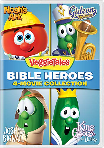 VEGGIETALES - DVD-BIBLE HEROES-4-MOVIE COLLECTION